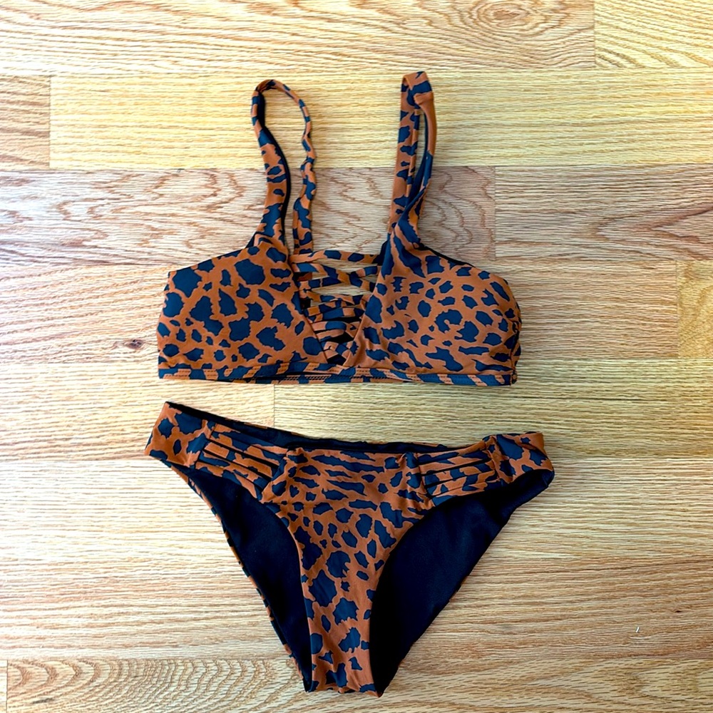 TiniBikini Leopard Print Bikini Set